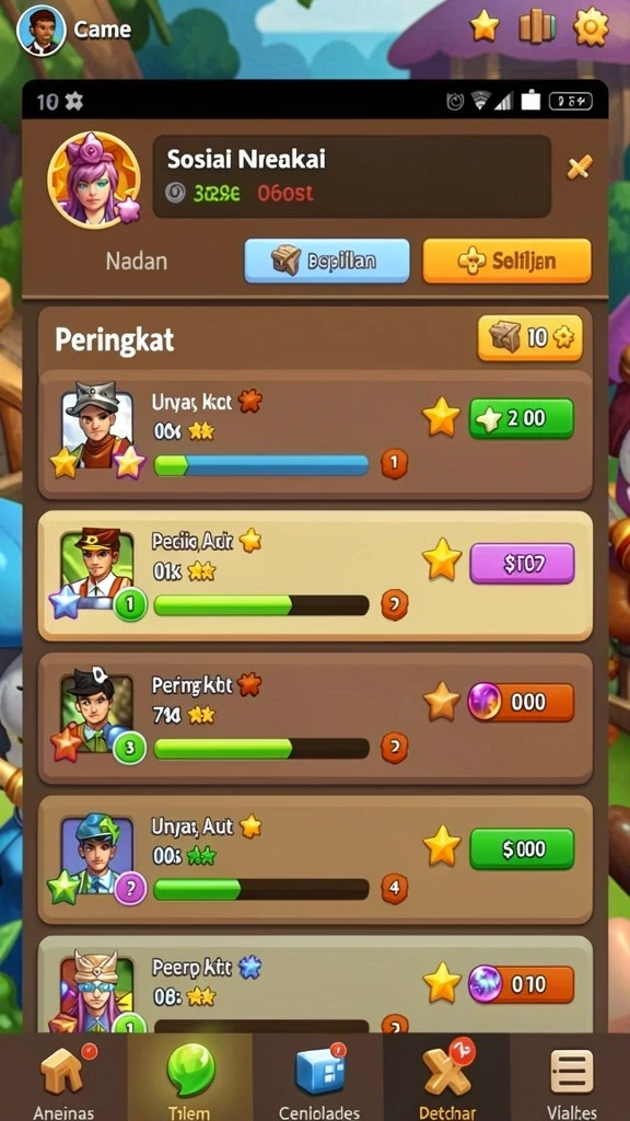 Tampilan antarmuka yang menarik dan mudah dinavigasi.