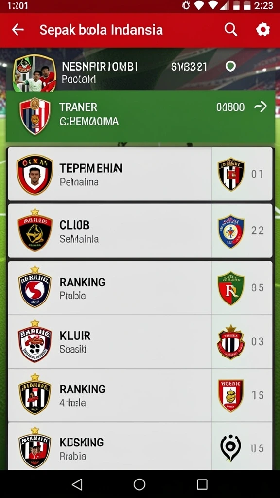 Tampilan karakter yang unik dan menarik.