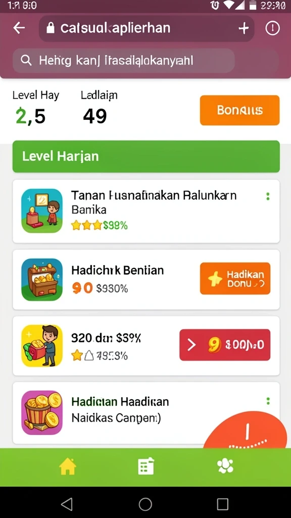 Tantangan seru dalam petualangan yang mendebarkan.