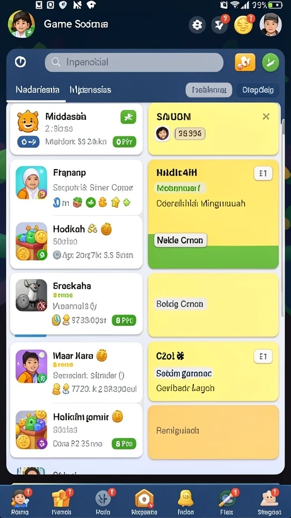 Tangkapan layar fitur mode multiplayer yang seru.