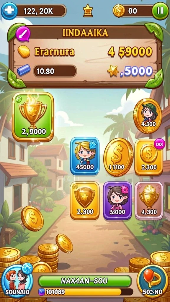 Tampilan awal aplikasi FUNGAME777 yang menarik.