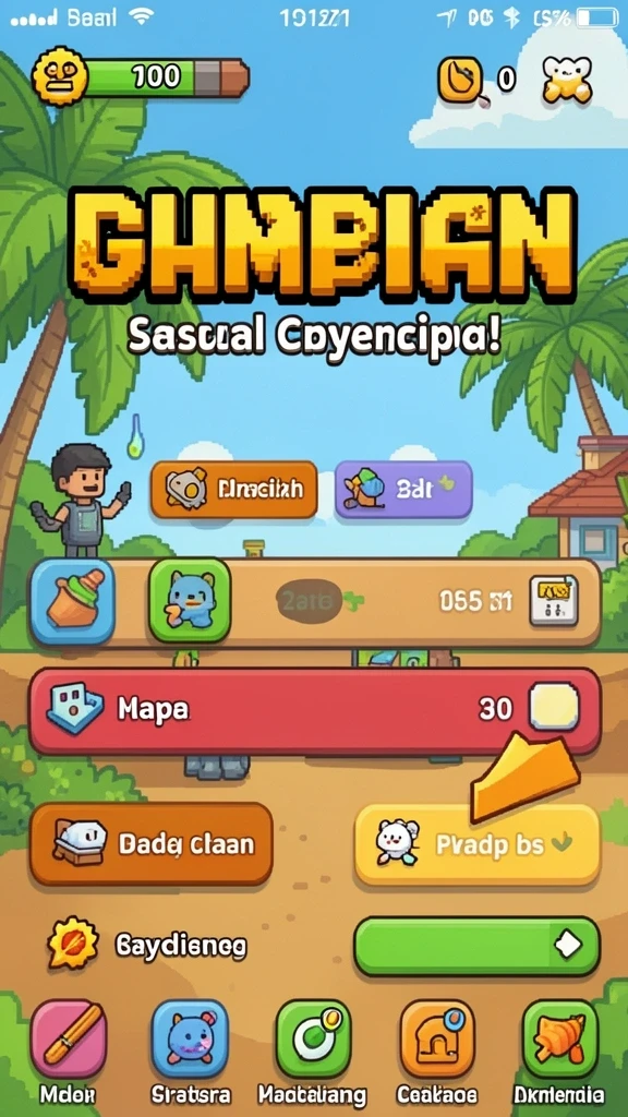 Tampilan awal aplikasi GAYO138 yang menarik.