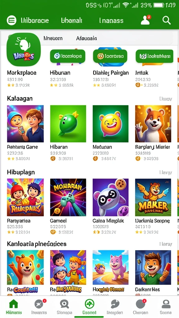 Tampilan antarmuka yang user-friendly dan menarik.