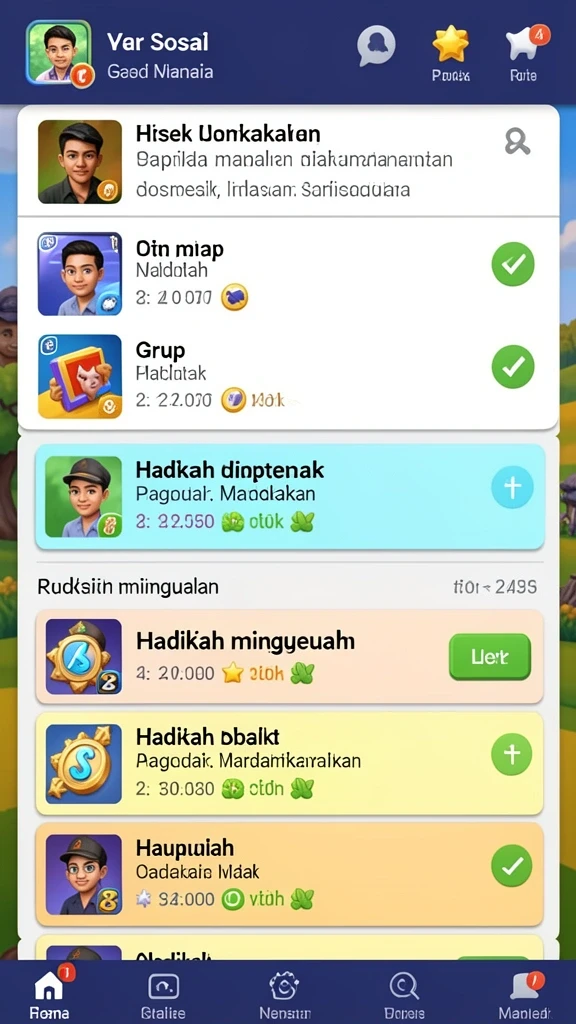 Varian permainan taruhan yang beragam dan seru.