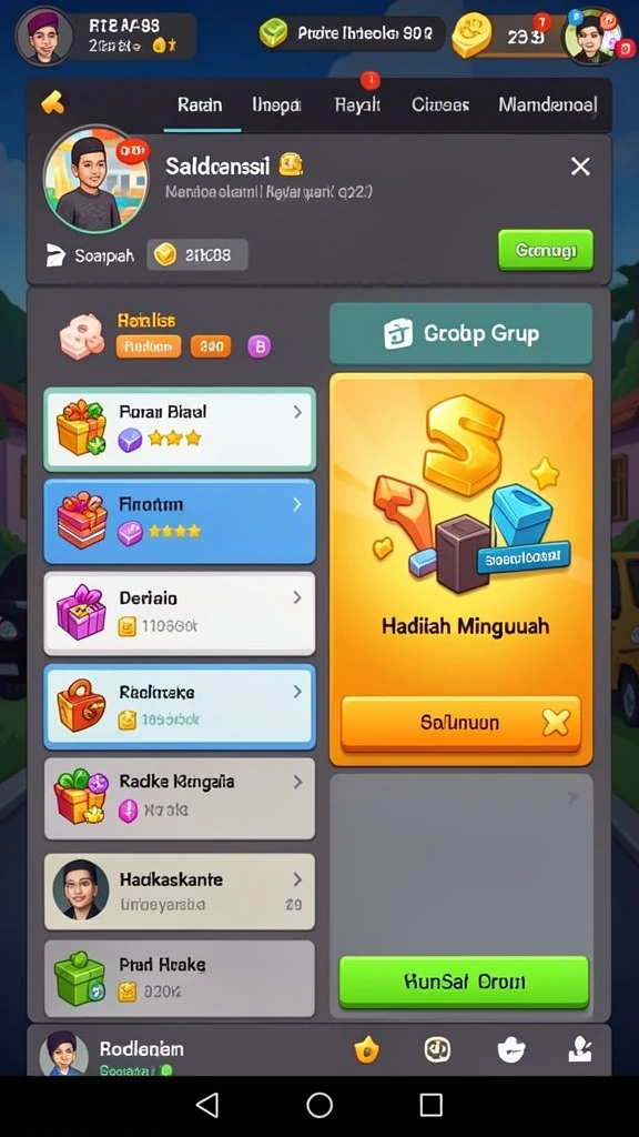 Level tantangan yang memicu adrenalin dan seru.