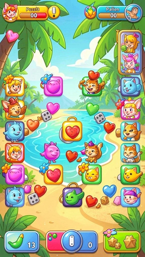 Tampilan awal game yang menawan.