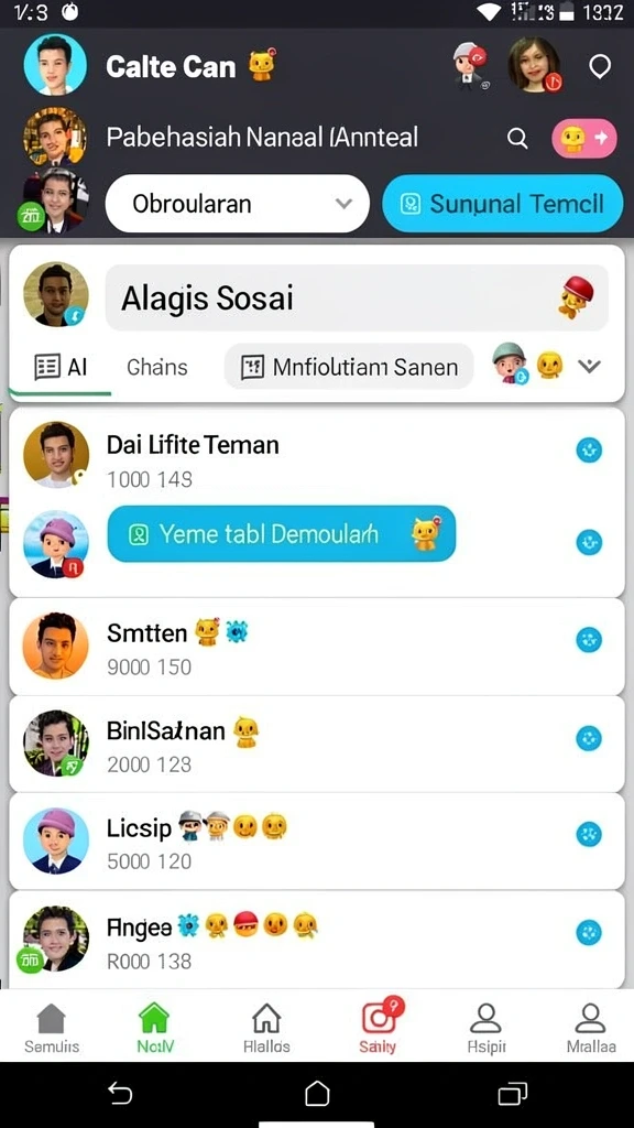 Tampilan antarmuka yang menarik dan mudah dinavigasi.