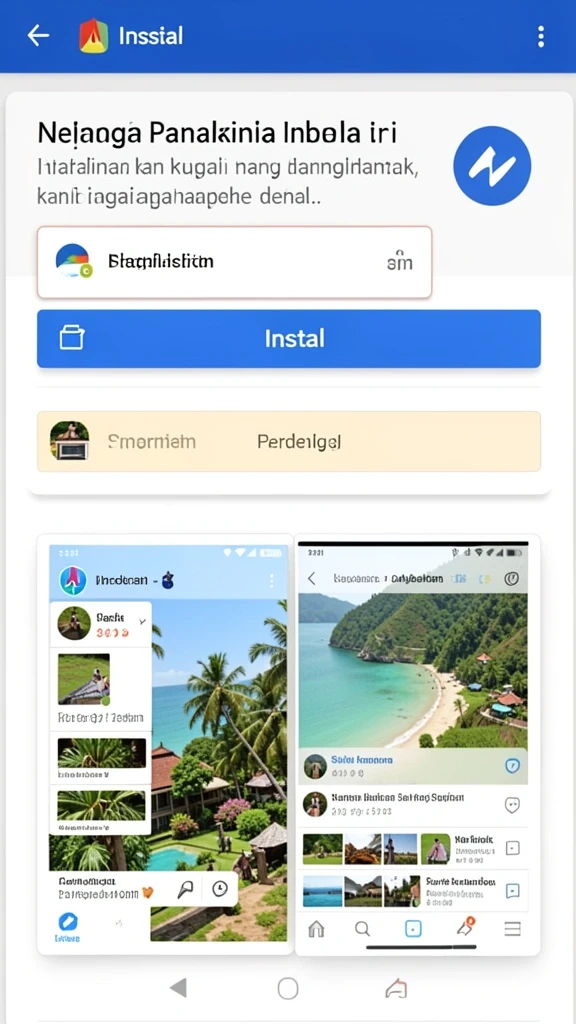 Tampilan intuitif dan mudah dipahami.