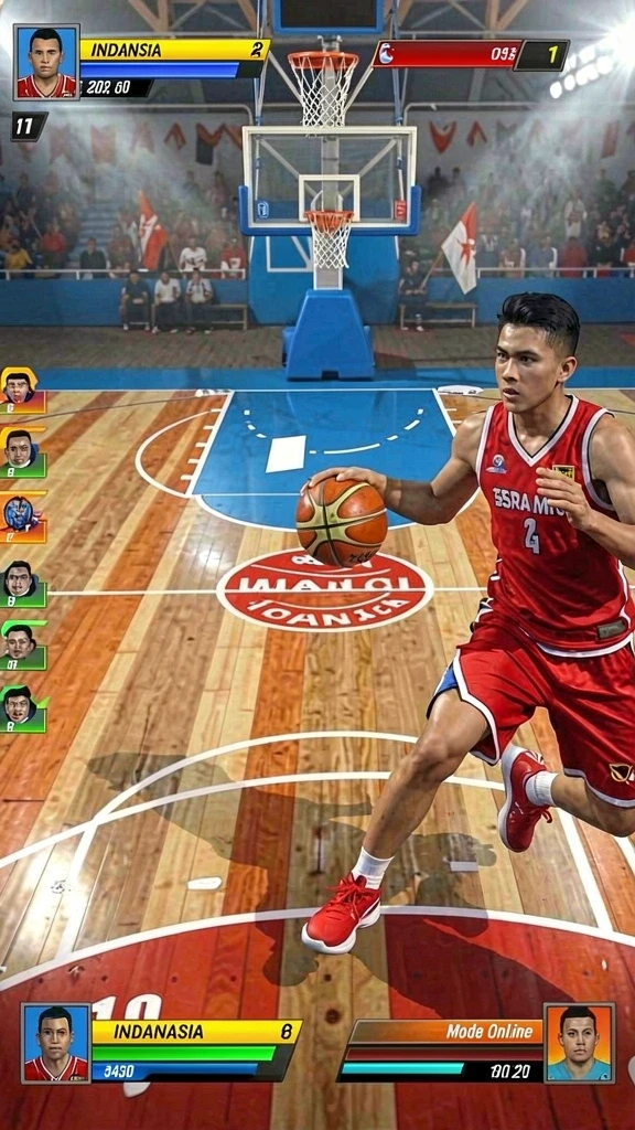 Screenshot menunjukkan mode multiplayer yang seru dan interaksi antar pemain.