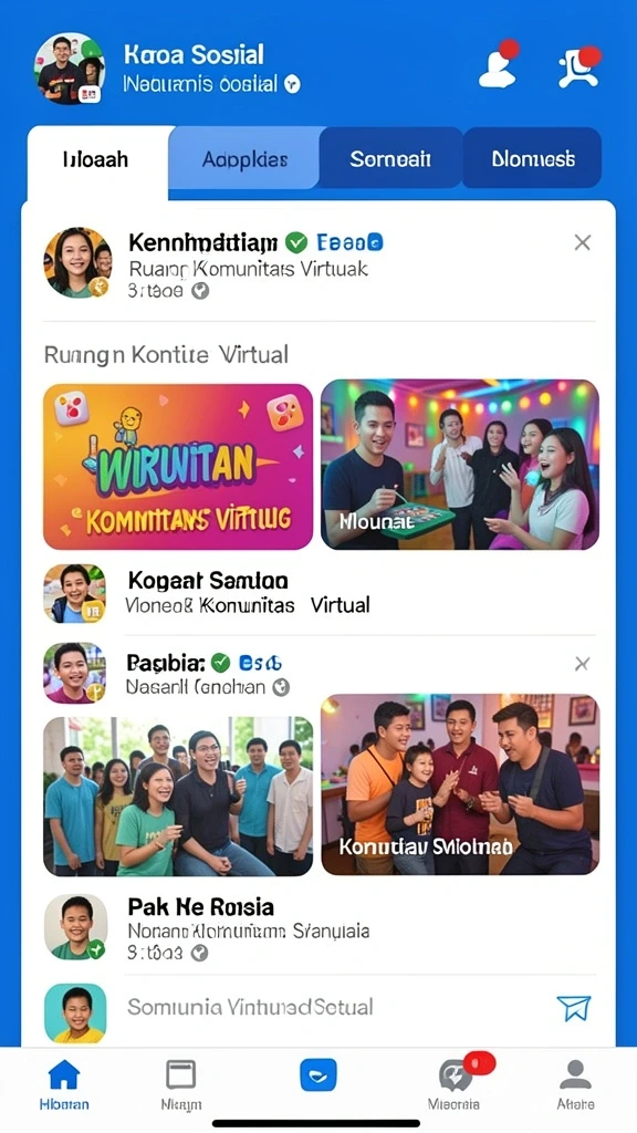 Tampilan antarmuka yang user-friendly.