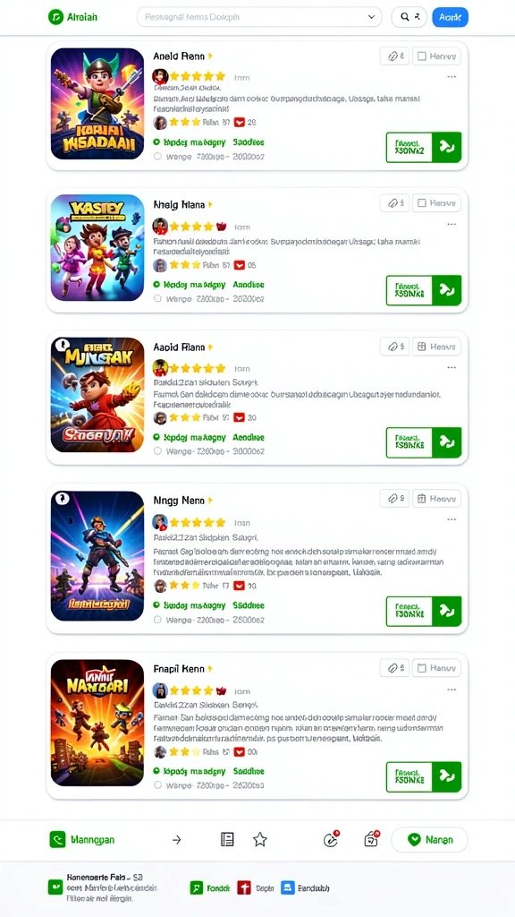 Screenshot aplikasi MAINDUIT memperlihatkan pemain yang aktif berinteraksi di mode multiplayer.