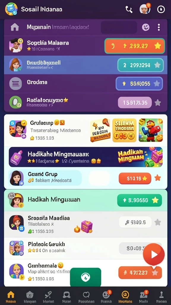 Screenshot fitur multiplayer yang seru dan interaktif.