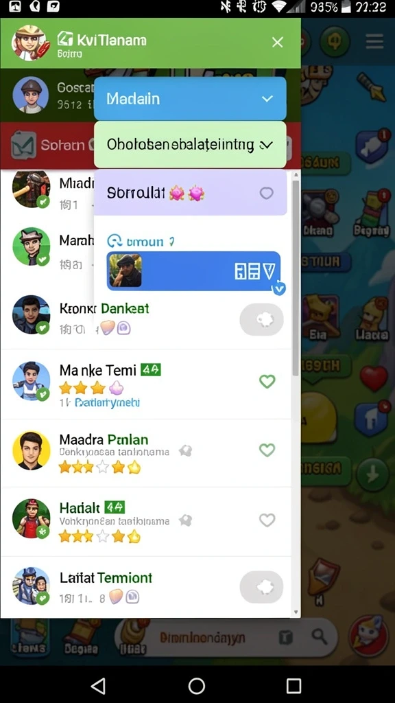 Berbagai tantangan menarik dan pertandingan seru.
