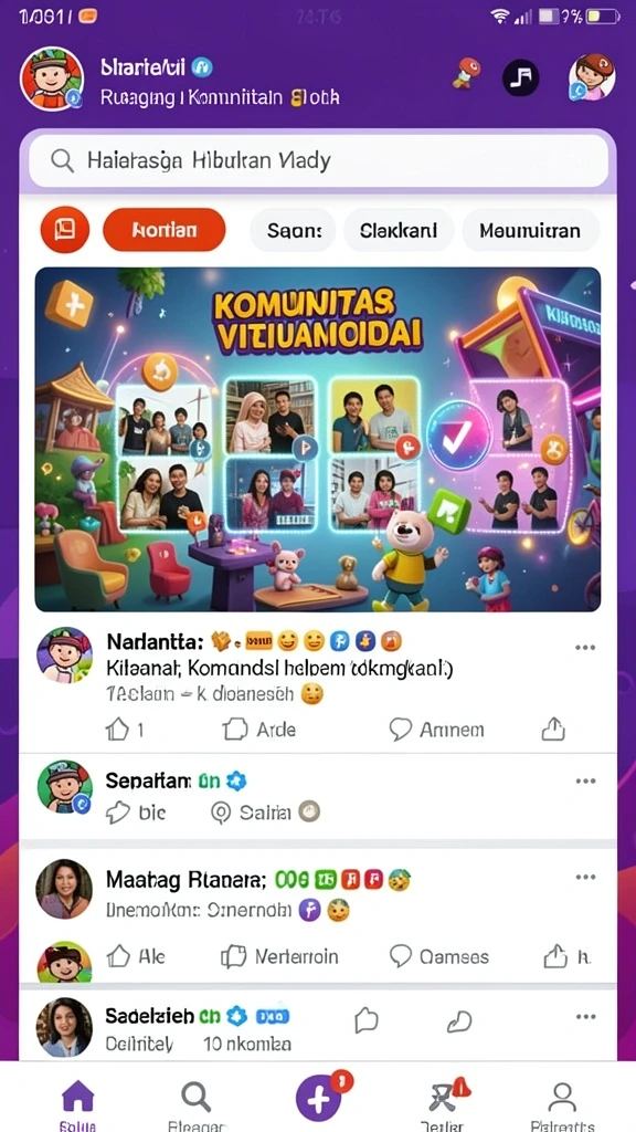 Tampilan awal yang menarik dan menggugah rasa penasaran.