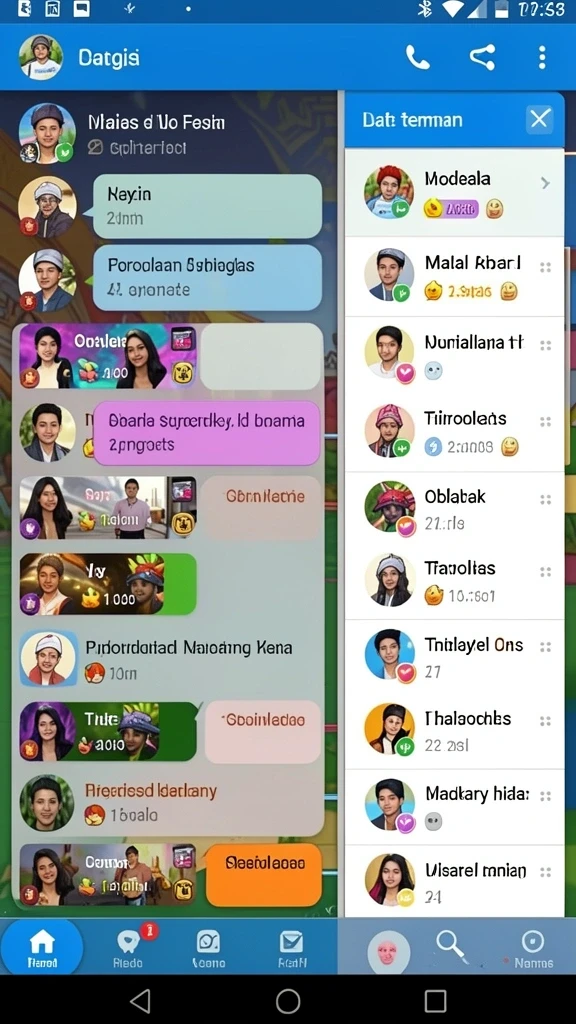 Fitur karakter dengan kemampuan unik yang dapat dimanfaatkan.