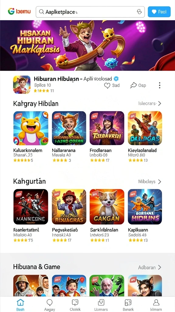 Mode permainan multiplayer yang seru dan interaktif.