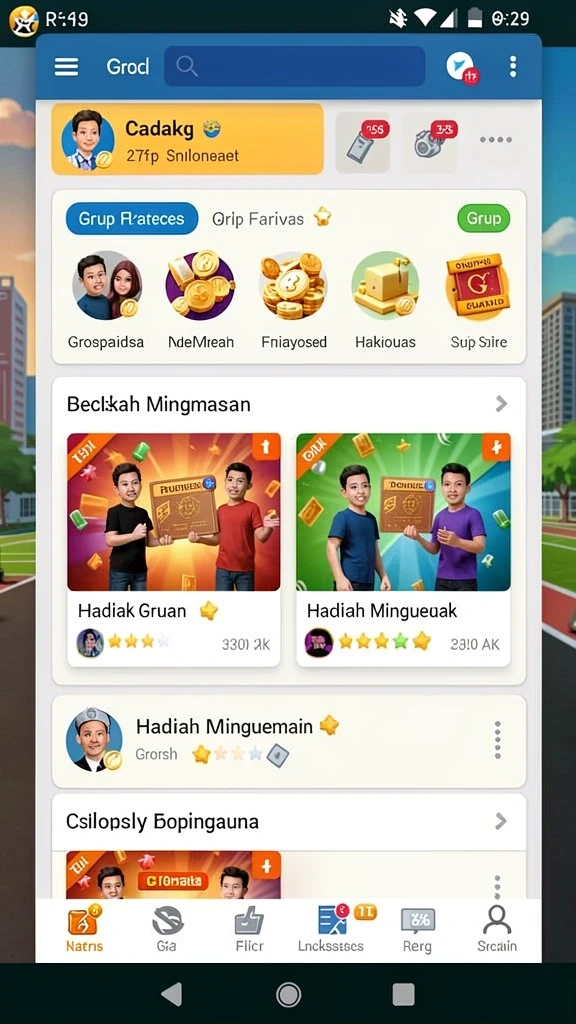 Scene pertempuran yang mendebarkan dan penuh aksi.