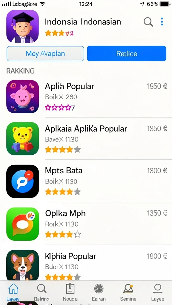 Tangkapan layar memperlihatkan karakter yang bisa dipilih.