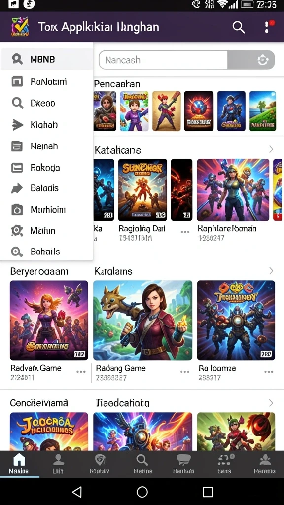 Tampilan antarmuka yang modern dan intuitif.