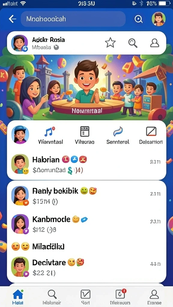 Tampilan awal game SUPER805 yang menarik dan informatif.