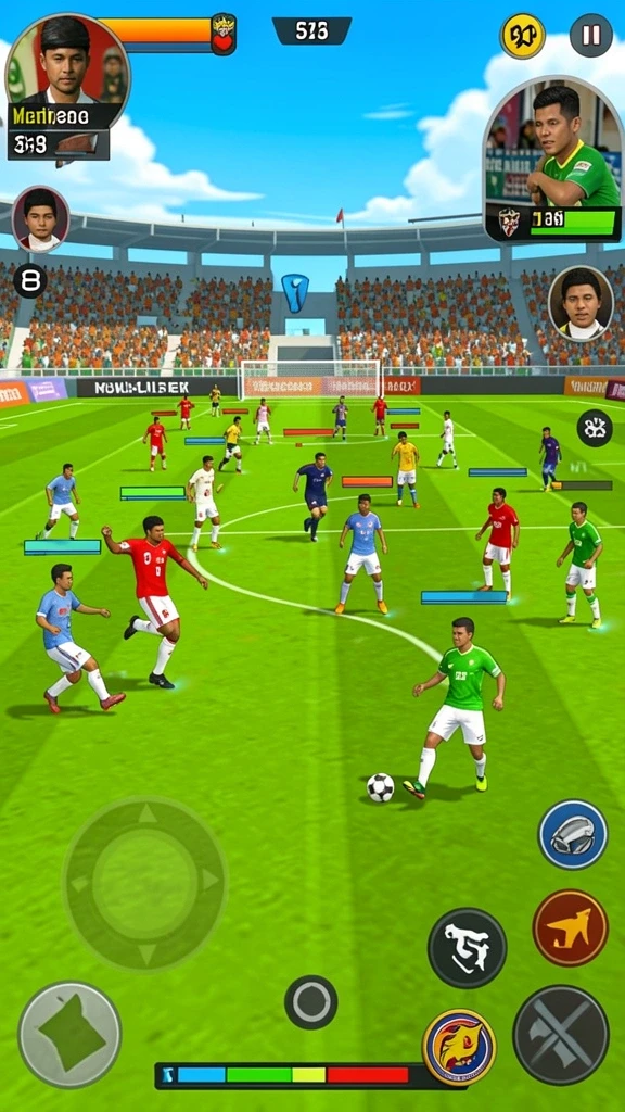 Tangkapan layar menunjukkan grafis yang memukau di level baru.
