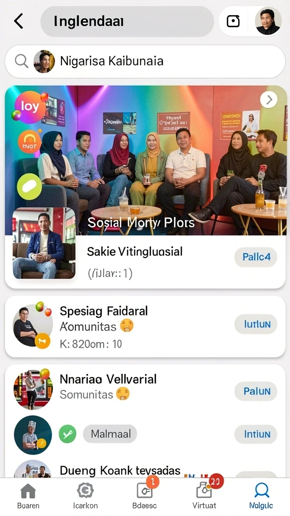 Tampilan antarmuka yang menarik dan mudah digunakan.