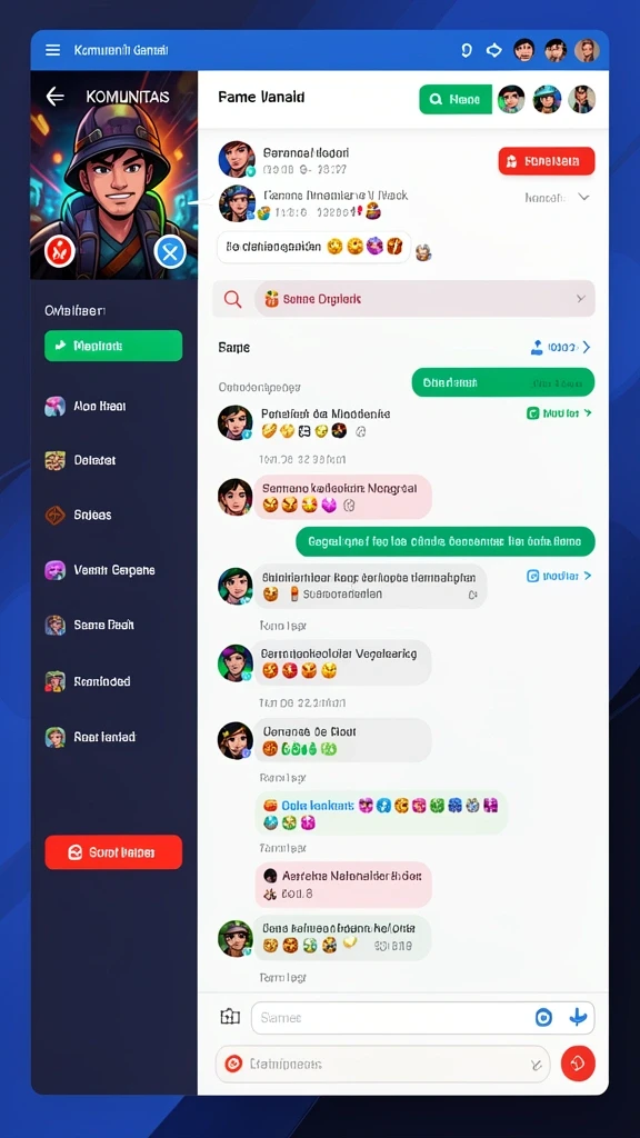 Karakter unik yang dapat dipilih dan disesuaikan.