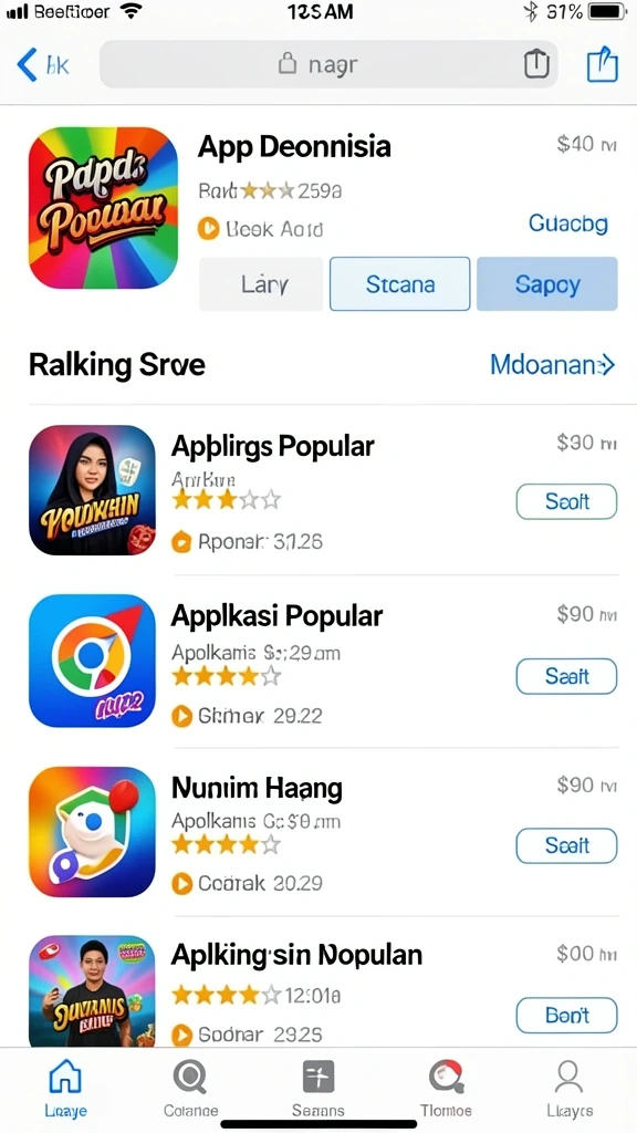 Tampilan antarmuka yang user-friendly.